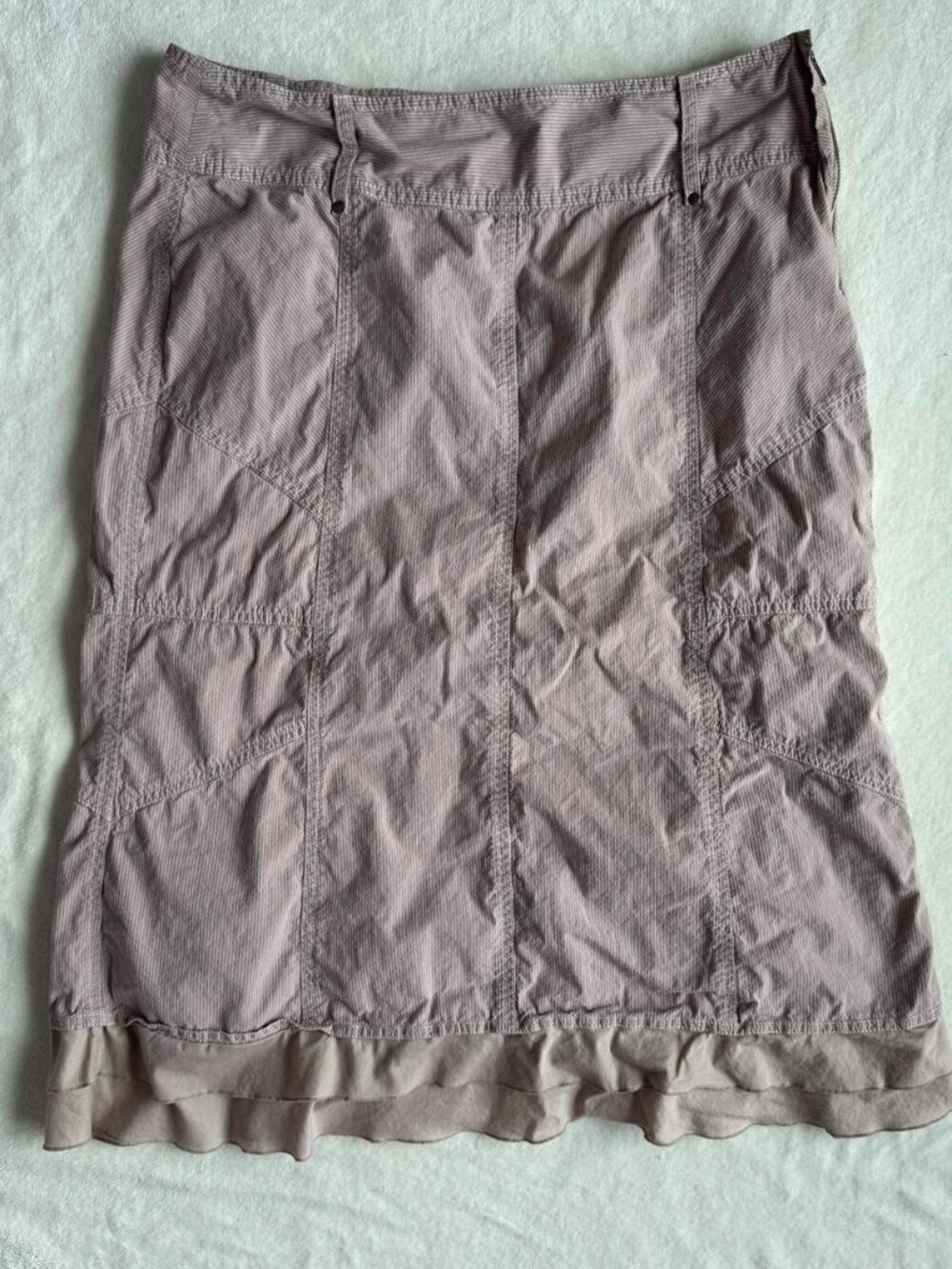 Sandwich Mauve Ruffled Midi Skirt
